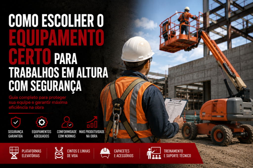 equipamentos para trabalho em altura