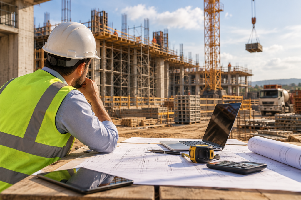 Planejamento de equipamentos para obra